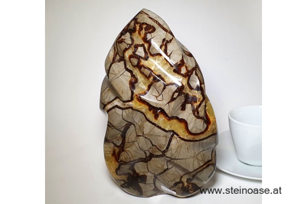 Septarie  Skulptur  'Flamme'